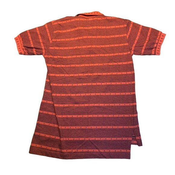 Vintage 90s IZOD Club Coral Brocade Polo Shirt Small - Picture 5 of 6
